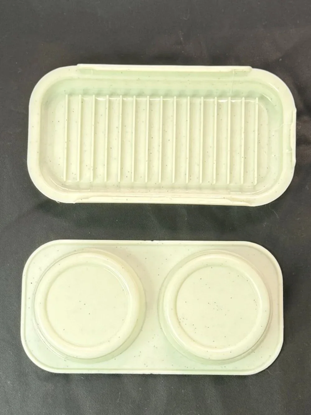 two-cavity microwave egg poacher